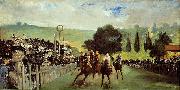 Edouard Manet Course De Chevaux A Longchamp Sweden oil painting reproduction